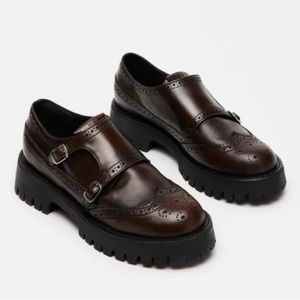 Steve Madden Lyndell Brown Leather Shoes